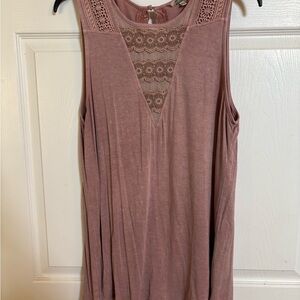 Elegant Mauve Sleeveless Top